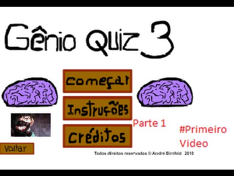 Gênio Quiz 3 (Part 1) #Primeiro Vídeo do canal - YouTube