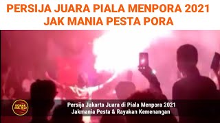 Persija juara Piala Menpora 2021 The Jak Pesta pora