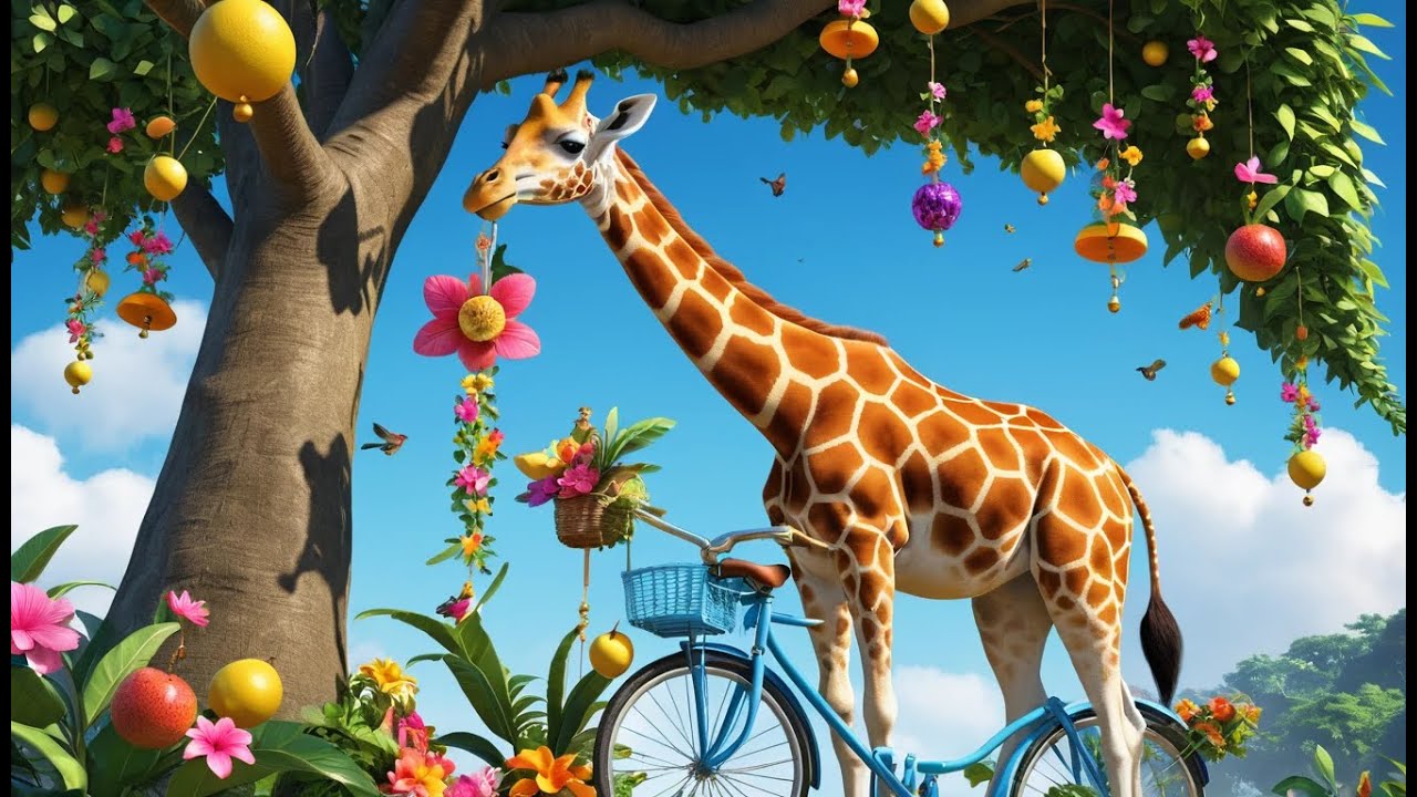 Voroom Voroom! The Jungle Bike Race | Fun Jungle Adventure Song for Kids | Bike Race Rhyme