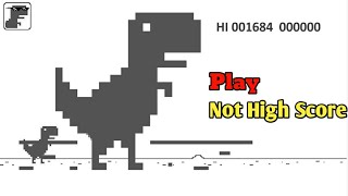 Dino T Rex Game | Chrome | Browser Dinosaur Game | Not High Score | #sbgamingpart screenshot 5