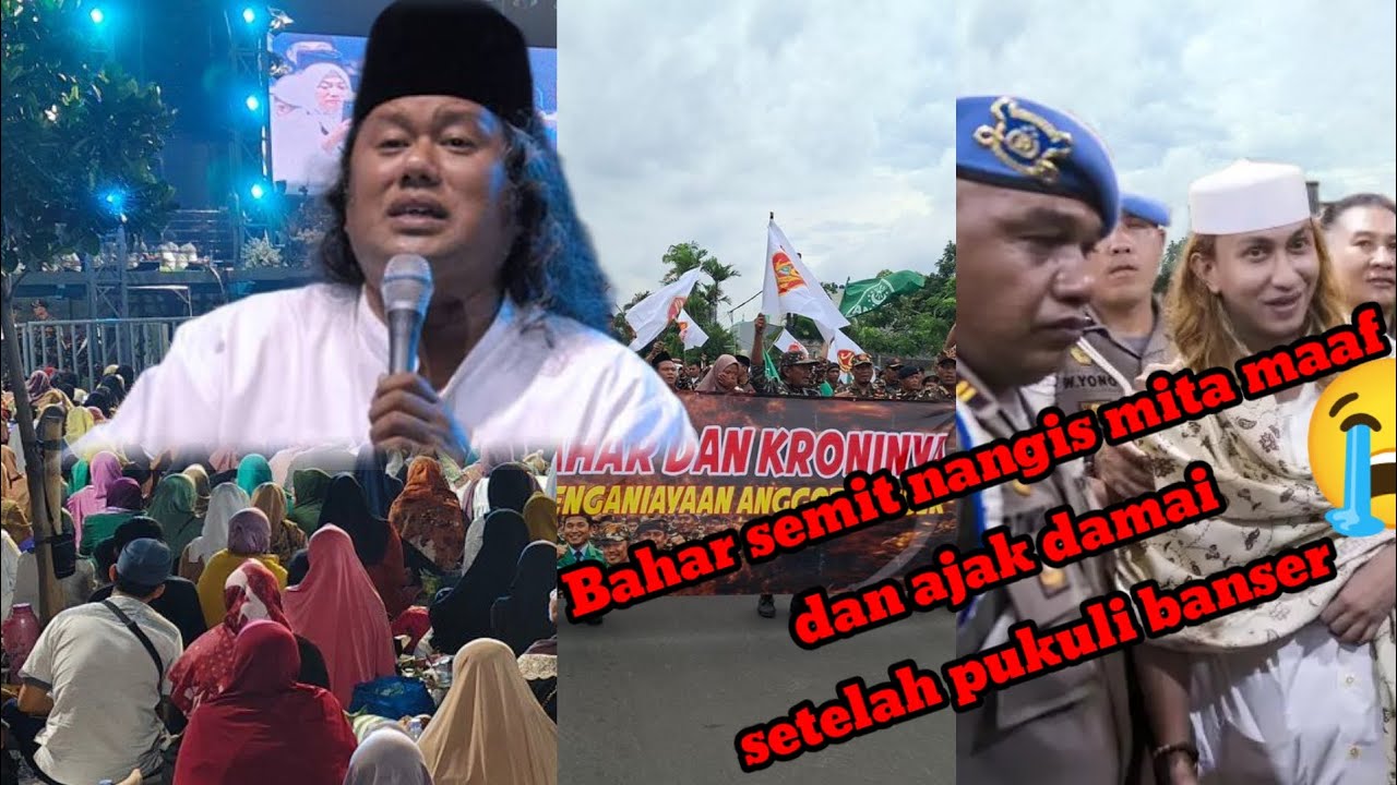 GUS MUWAFIQ TANGGAPI BAHAR SEMIT DITANGKAP POLISI JOTOSI BANSER, MEWEK MINTA MAAF DAN DAMAI