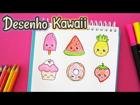 Como Desenhar coisas fofas - How to draw kawaii 