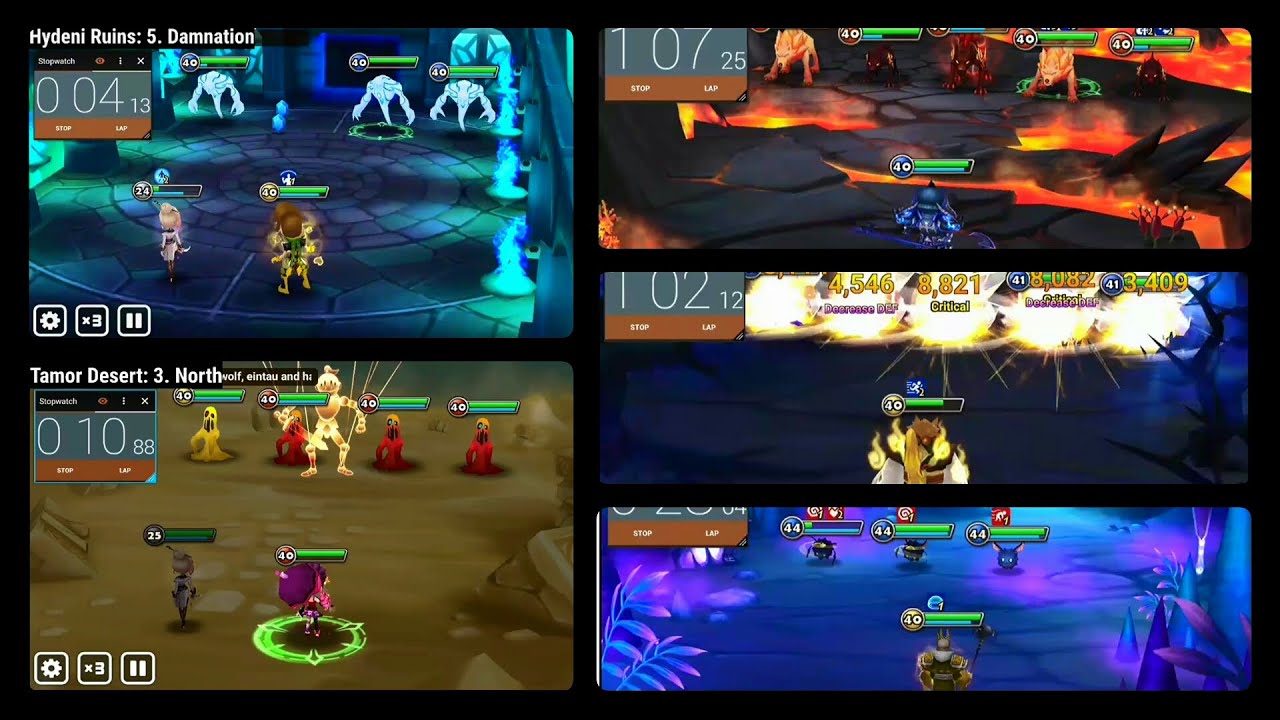 Summoners War Best XP Farming Locations YouTube