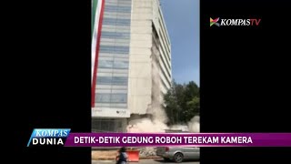 Detik-detik Gedung Meksiko Roboh Terekam Kamera