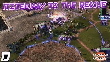 ItzTeeJaay to the Rescue , C&C 3: Kanes Wrath , 3v3 Vs Brutal Ai , Multiplayer Gameplay , 2019