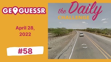 Nicely done, me | Geoguessr Daily Challenge #58 | April 28, 2022