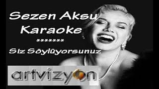 Video thumbnail of "Sezen Aksu - Tükeneceğiz - Karaoke"