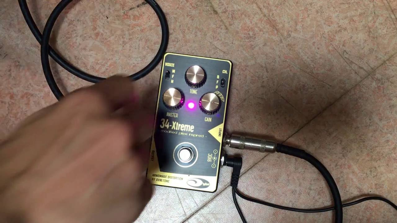 OVALTONE 34-Xtreme 【Distortion】 DEMO