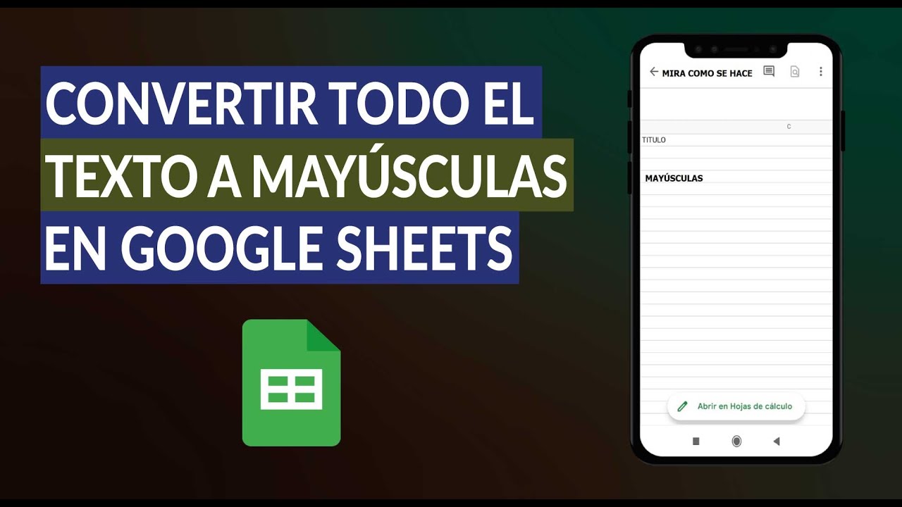 Cómo Convertir un Texto de Mayúsculas o Minúsculas y Viceversa en