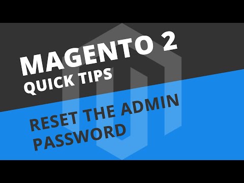 Reset the admin password (CLI & phpMyAdmin) - Magento 2 Tutorial