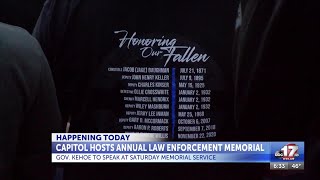 State Capitol honors fallen officers in annual Missouri Law Enforcement Memorial