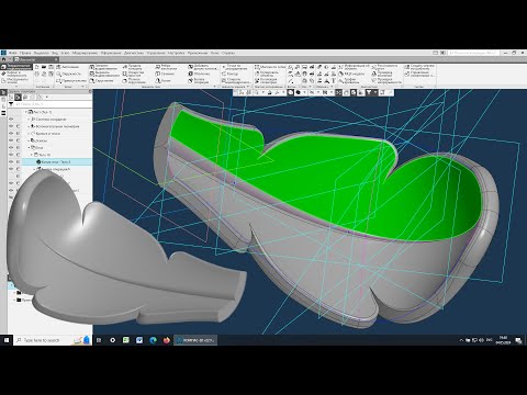 Видео: Лист капители в Компас-3D