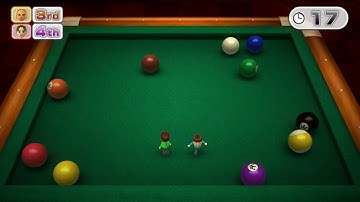 Wii Party U minigame: Pool Party 60fps