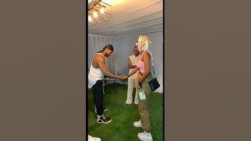 Thumbnail of So oxlade introduced me to Usher Backstage at the Global Citizen Festival in Accra Ghana🥳🥰