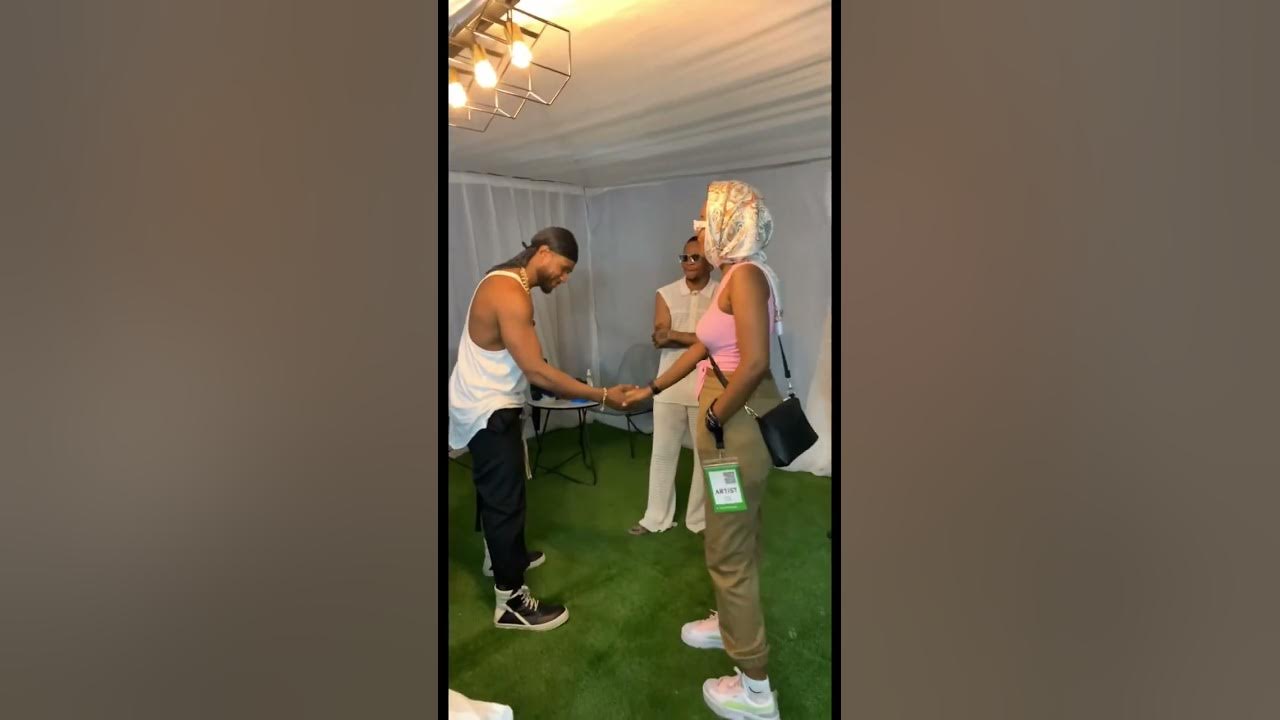 So oxlade introduced me to Usher Backstage at the Global Citizen Festival in Accra Ghana🥳🥰 So oxlade introduced me to Usher Backstage at the Global Citizen Festival in Accra Ghana🥳🥰