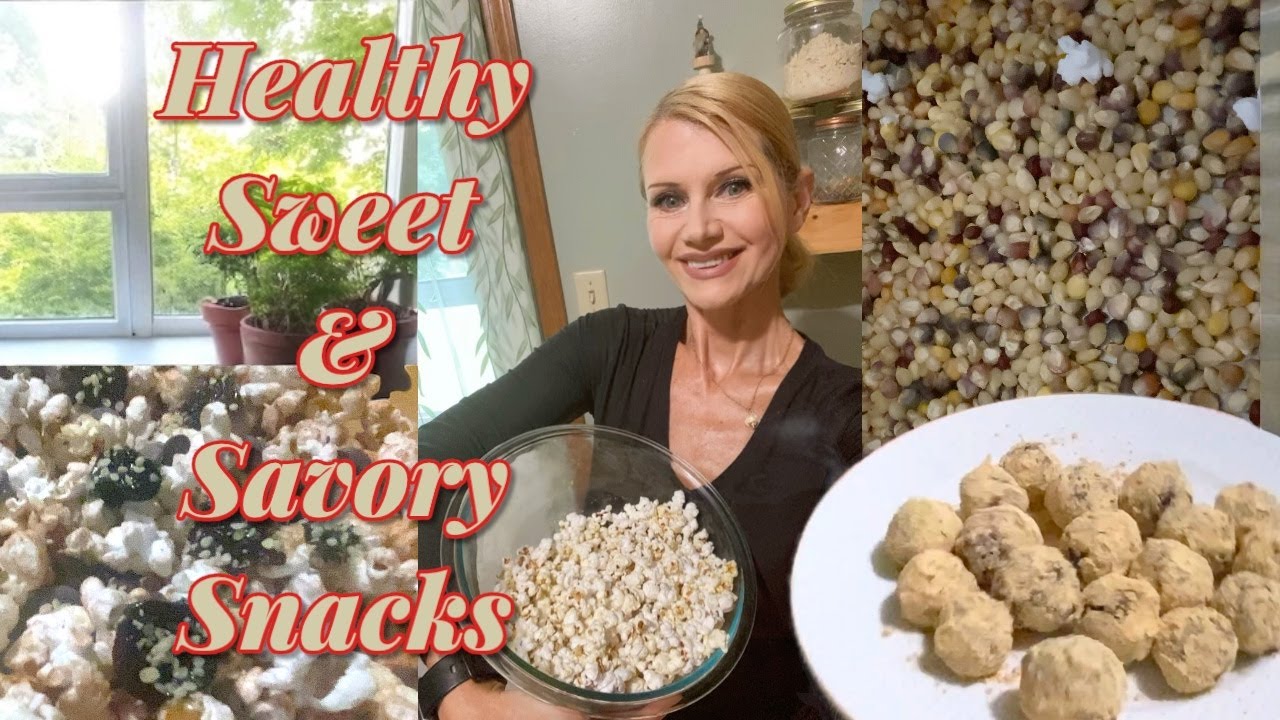 Healthy Take Along Snack Ideas, Rosemary Popcorn & Chocolate Cherry Trail Mix