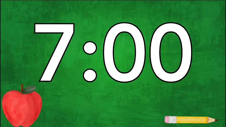 7 Minute Fun Back to School 2025 Timer (No Music, Soft Chimes Alarm at End)