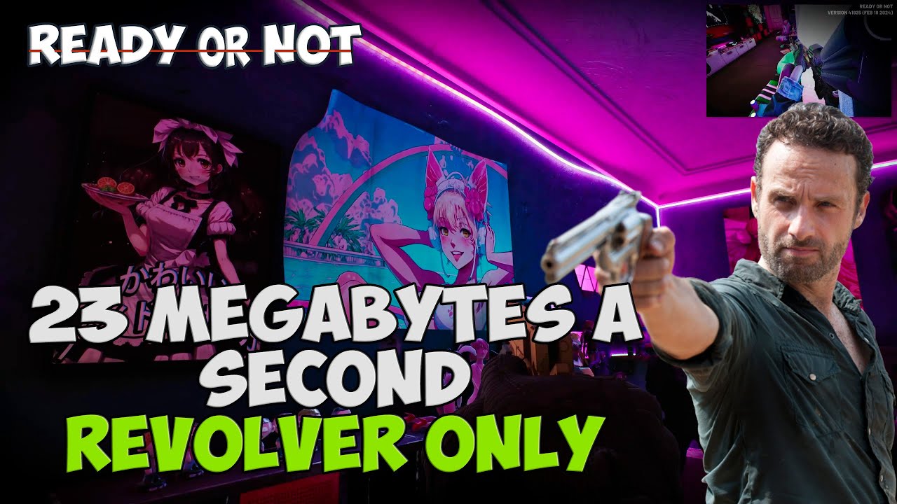 With a Revolver only Challenge like Rick Grimes - Ready or Not - YouTube