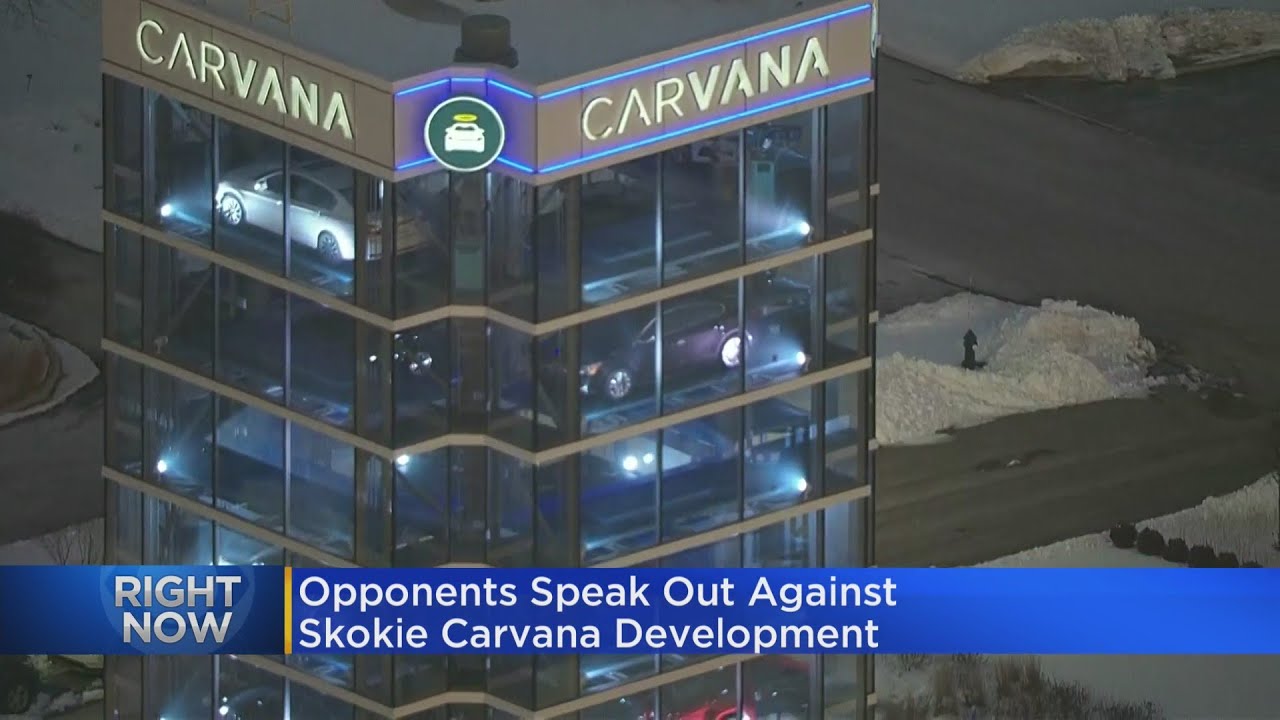 Opponents Speak Out Against Planned Carvana Tower In Skokie YouTube
