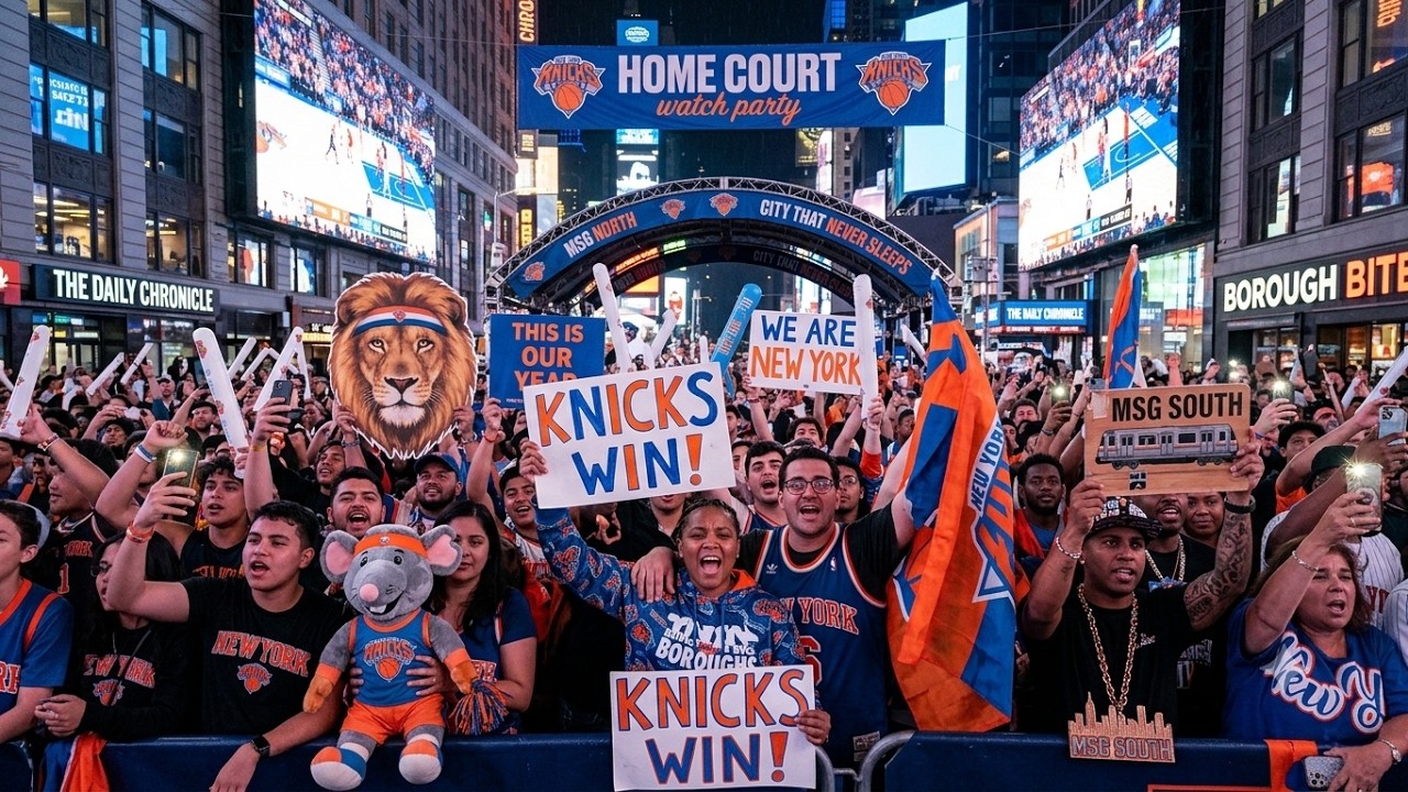 NYC Knicks vs Spurs Game 4 🏀 NBA Finals 🏀 Central Park Watch Party