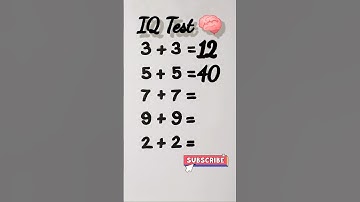Mind-Blowing IQ Test: Can You Solve This Trending Math Puzzle? 😱🧠 #maths #iqtest #braintest