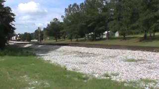 CSX 6048 leads CSX A748-19 at Stonewall Connection in Union City, GA
