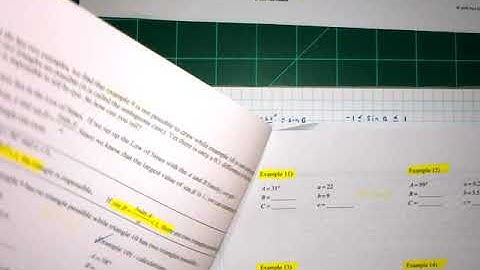 Solving Oblique Triangles Video 1