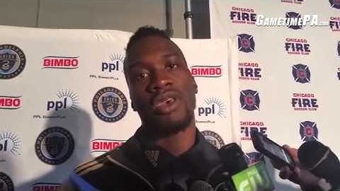 CJ Sapong on the honor of the Union spending a first round pick to get him this year.
