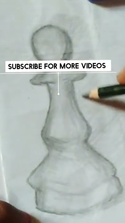 chess Piece Drawing | #shortsvideo | Marks Art Gallery