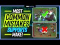 Low Elo Bad Habits: The MOST Common Mistakes by Support Players! - Support Guide