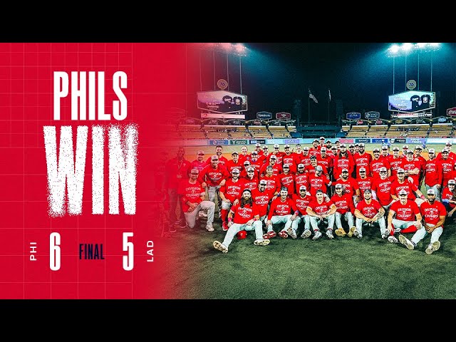 MLB: Phillies confirm domination over Dodgers YouTube Video
