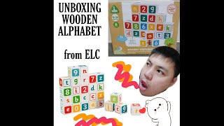 UNBOXING WOODEN ALPHABET BLOCKS FROM EASY LEARNING CENTER screenshot 4