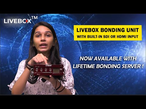 LIVEBOX Internet Bonding Unit With SDI or HDMI Input Full HD/4K Streaming From Anywhere (Hindi)