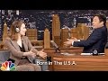 Jimmy Fallon Has To Guess What Emma Stone Is Whispering