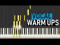 ♬ VOCAL WARM UPS #5 (BASS RANGE E2 - E4) MAJOR SCALES - By Soulphonic ♬