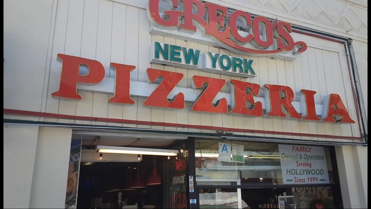 Pizza Review Greco s Pizzeria Hollywood Ca YouTube
