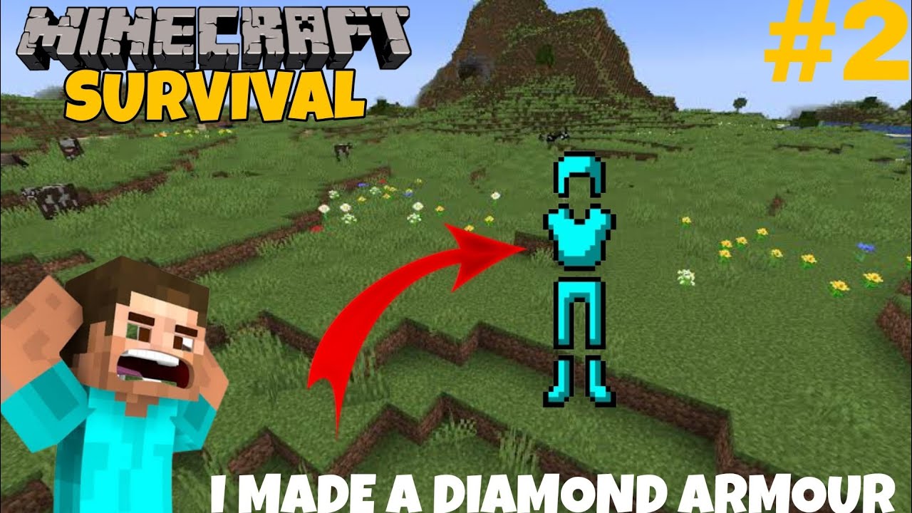 I Made a Diamond Armour | Survival Series Part 2 | Armaan Gaming - YouTube