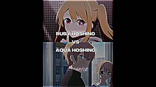 Aqua Hoshino vs Ruby Hoshino | Oshi no ko #anime #animeedit #shorts #viral