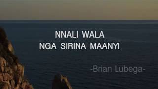 Brian Lubega - WEGUKUBIRA [  Lyric Video]