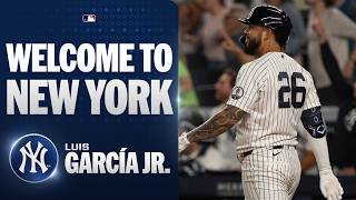 Luis García Jr. hits a CLUTCH HOME RUN in his Yankees debut! | MLB Highlights
