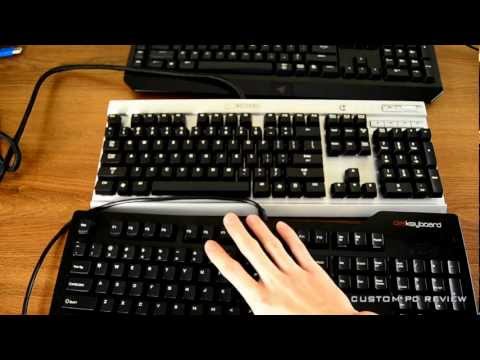 Mechanical Switch Sound Comparison Cherry MX Blue vs Black vs Red vs Brown