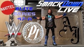 My WWE Figures:AJ Styles Mattel Elite Series 47-A (With Custom Entrance Shirt)