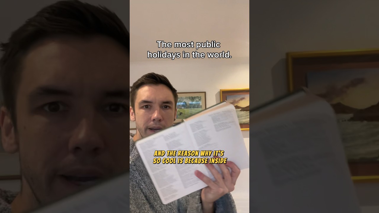 The most public holidays in the world 🫢 