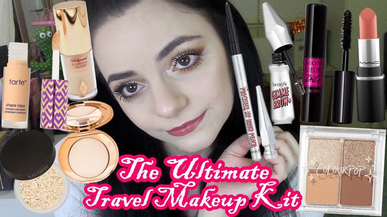 The Ultimate Travel Makeup Kit (Full Face of Mini Makeup) YouTube