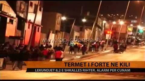 Tërmet i fortë në Kili - Top Channel Albania - News - Lajme