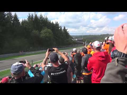 Formula 1 start Spa 2019 spectator view