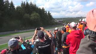 Formula 1 start Spa 2019 spectator view