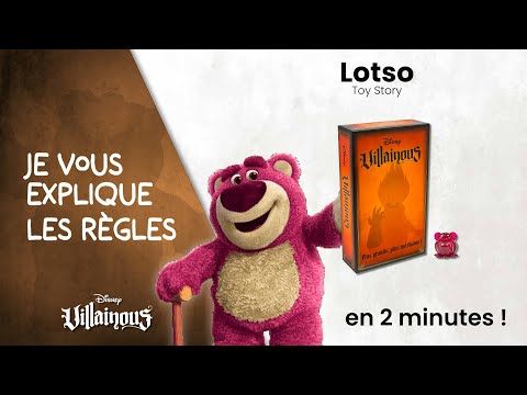 Je vous explique les règles de LOTSO - VILLAINOUS en moins de deux minutes!