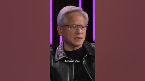 NVIDIA CEO Jensen Huang about AI taking over your Job #microsoft #chatgpt #artificialintelligence