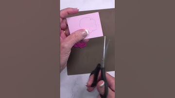 Add Stunning Detail to Die Cut Flowers 🌸 | Cardmaking Hack! #craftingtip